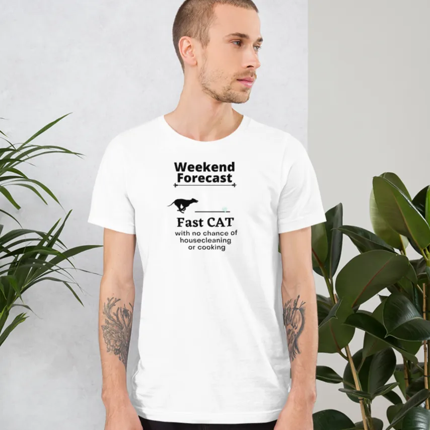 Fast CAT Weekend Forecast T-Shirts - Light