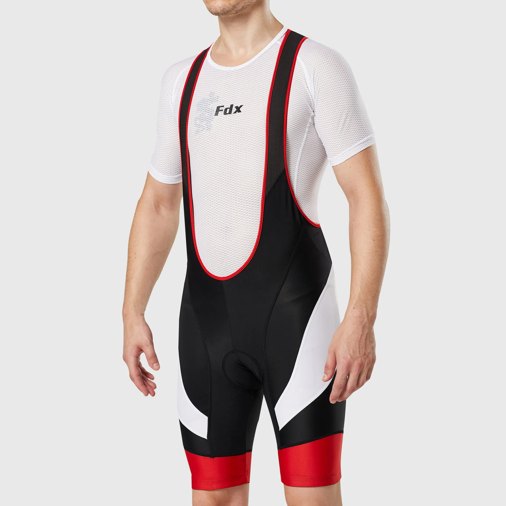 Fdx Windsor Red Men's & Boy's Padded Summer Cycling Bib Shorts