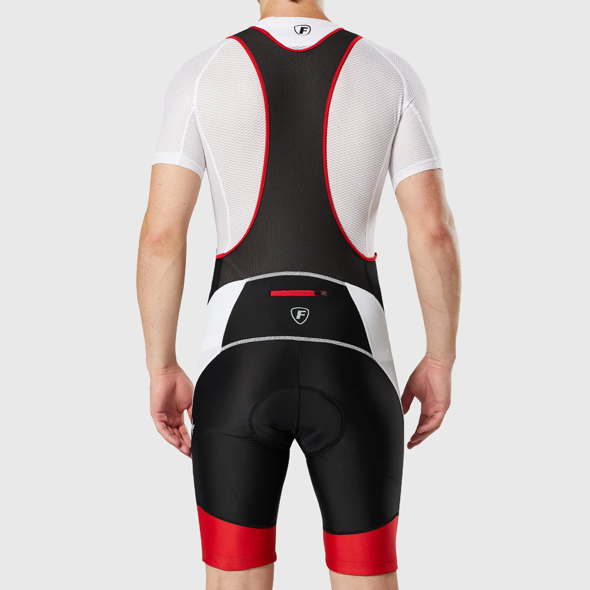 Fdx Windsor Red Men's & Boy's Padded Summer Cycling Bib Shorts
