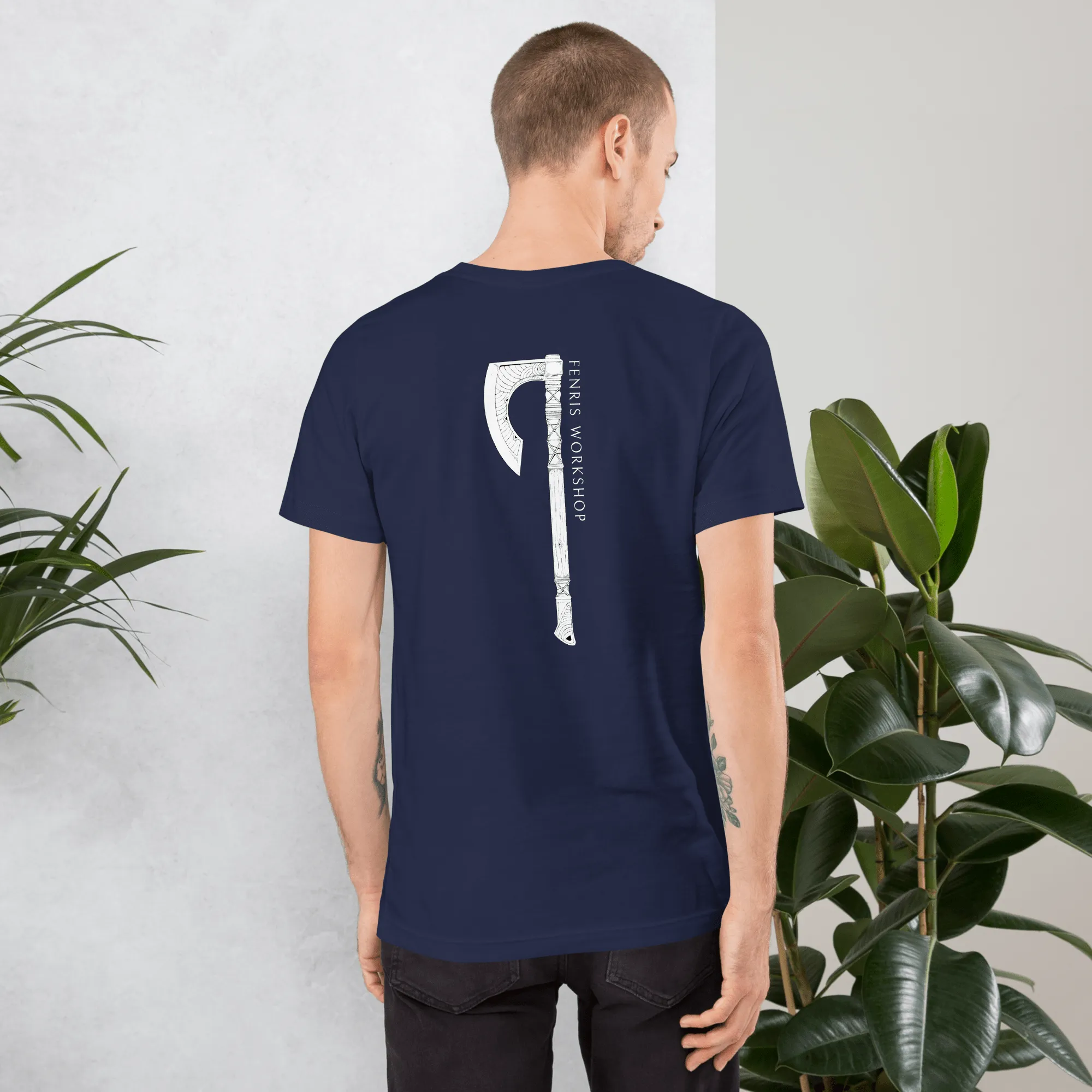 Fenris Workshop T-Shirt - Classic Warrior's Axe of Fenris