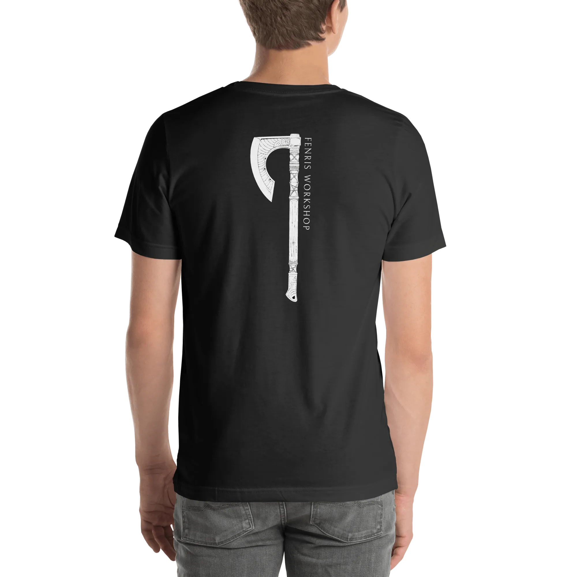 Fenris Workshop T-Shirt - Classic Warrior's Axe of Fenris