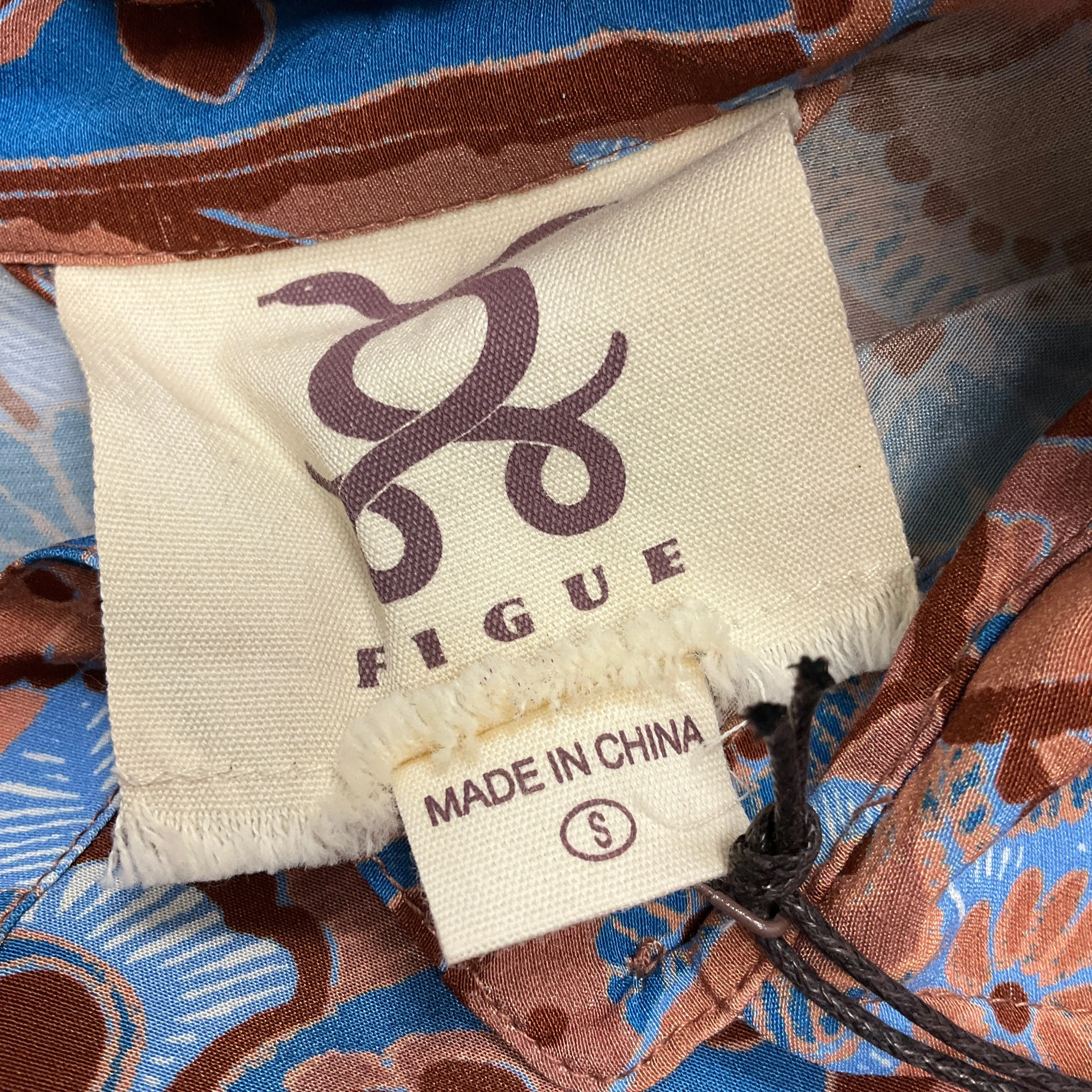 Figue Paisley Mesa Brown Teagan Dress
