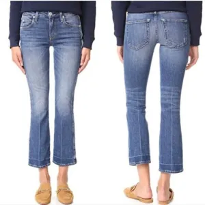Flash Sale⚡AMO Jane Baby Jean Blue Cropped Flared Jeans Size 27