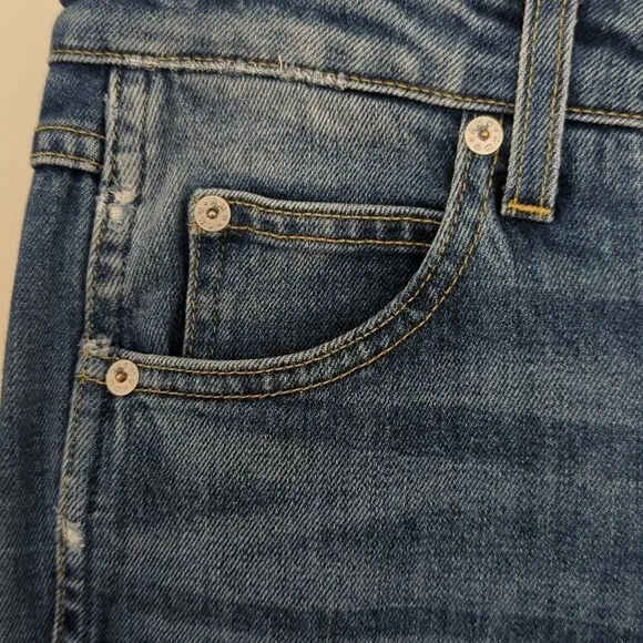Flash Sale⚡AMO Jane Baby Jean Blue Cropped Flared Jeans Size 27