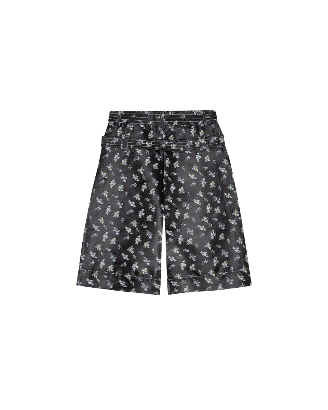 Floral Jacquard Shorts