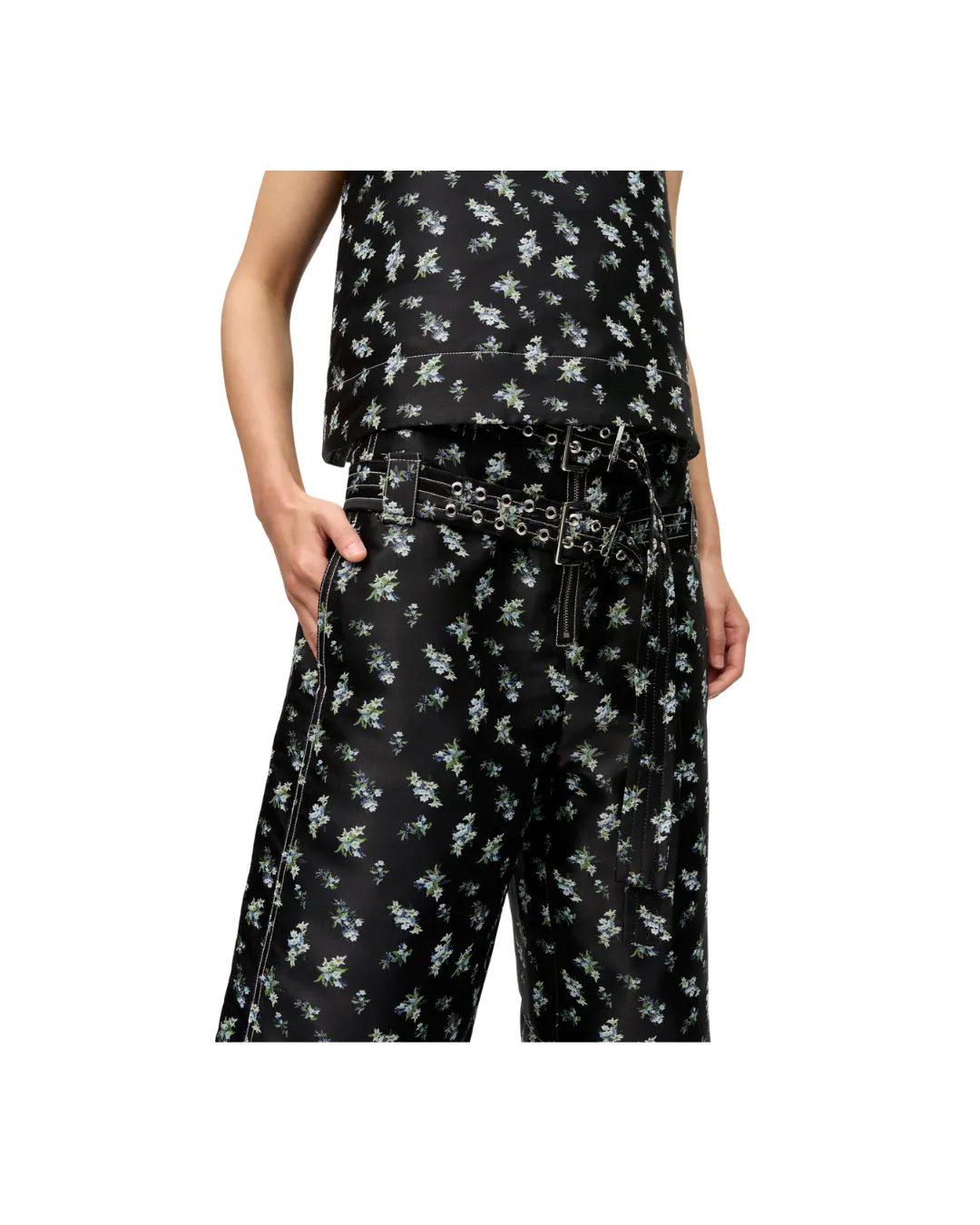 Floral Jacquard Shorts