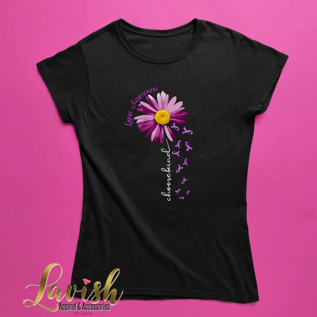 Flower Lupus Awareness Tee