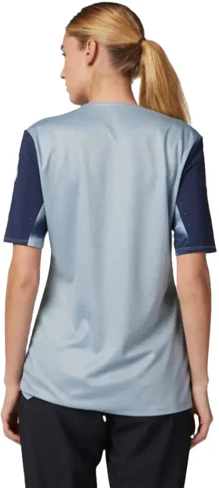 Fox WOMENS DEFEND SS JERSEY RACE - Gunmetal
