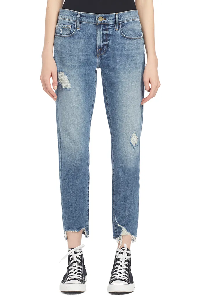 Frame Le Garcon Crop Jeans (Newport)