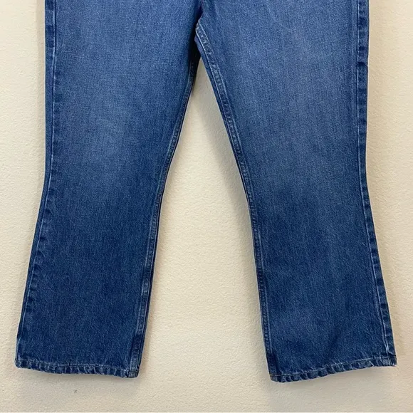 FRAME Le High n Tight Crop Mini Boot Jeans in Eckhart Size 29