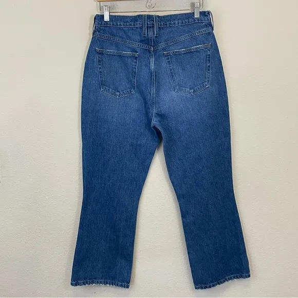 FRAME Le High n Tight Crop Mini Boot Jeans in Eckhart Size 29