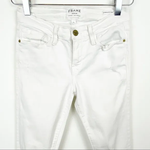 FRAME | Le Skinny de Jeanne Crop Jean in Lilac Blanc