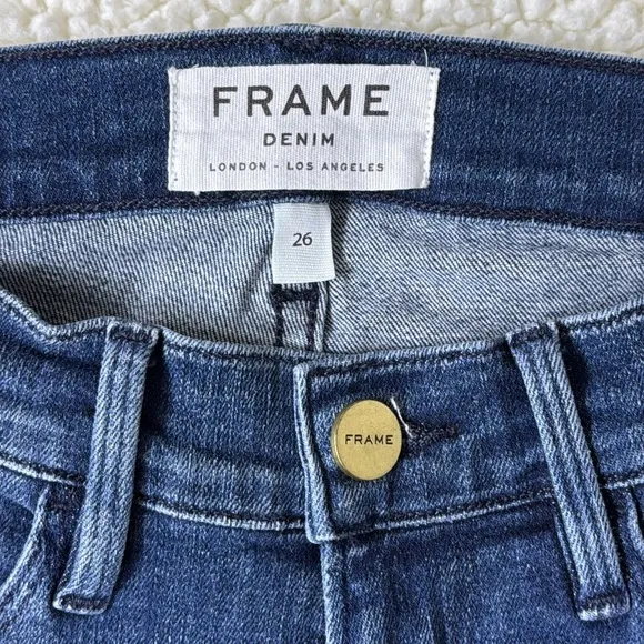 Frame Le Skinny de Jeanne Crop Jeans