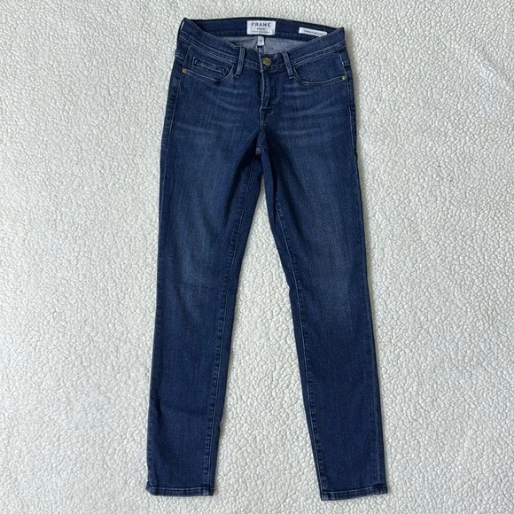 Frame Le Skinny de Jeanne Crop Jeans