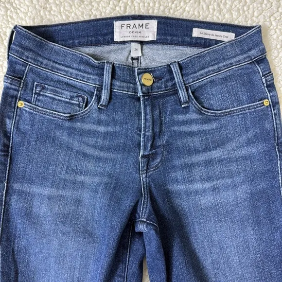 Frame Le Skinny de Jeanne Crop Jeans