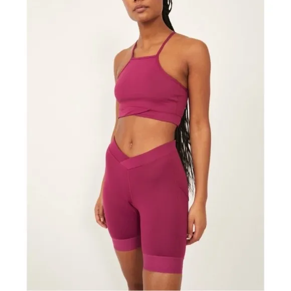 Free People In The Saddle Bike Shorts🍒