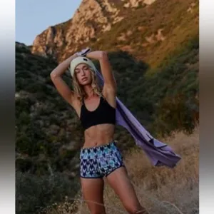 Free People Island Time Printed Shorts NWOT Retail $58 NWOT