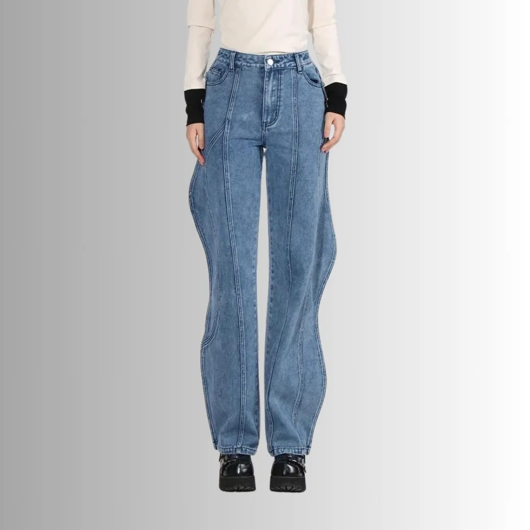 Giana - Trendy Plissé Pants for Women