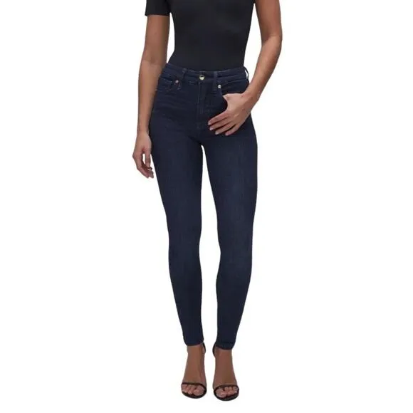 Good American Good Leg Skinny Jeans Women Blue224 Blue Wash 8/29