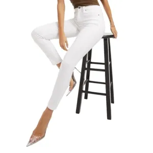 Good AmericanThese high-rise cropped jeans feature stretch, flat-tummy s…