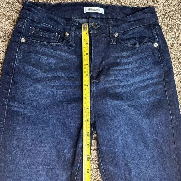 Good American Good Waist Cropped jeans size 26