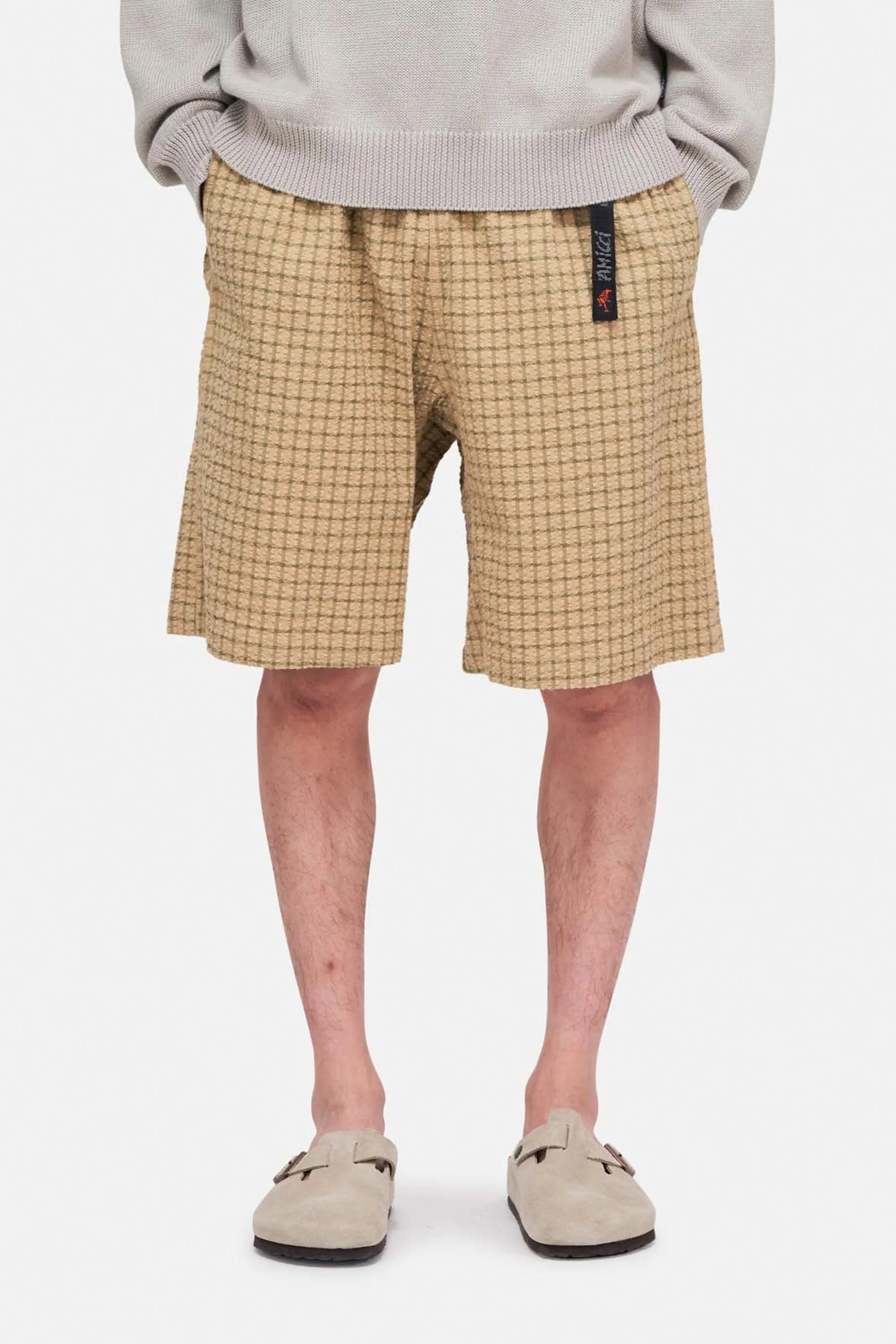 GRAMICCI - O.G. SEERSUCKER G-SHORT - GRAVEL