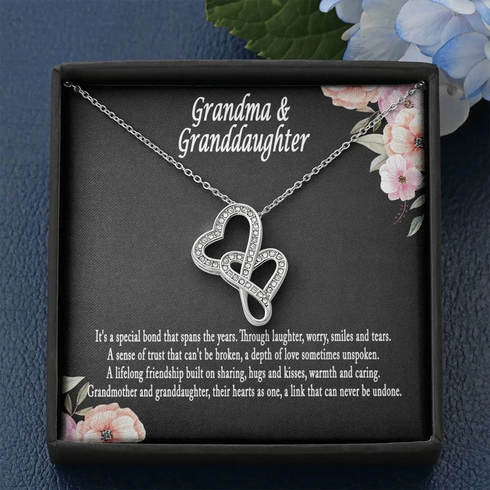 Grandmother & Granddaughter Necklace, Grandma Gift, Grandmother Jewelry, Granddaughter Gift, Granddaughter Birthday Gift