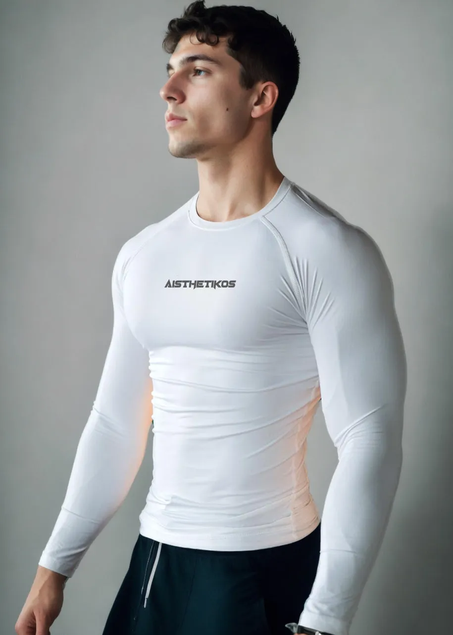 Grey Compression T-shirt Full Sleeves
