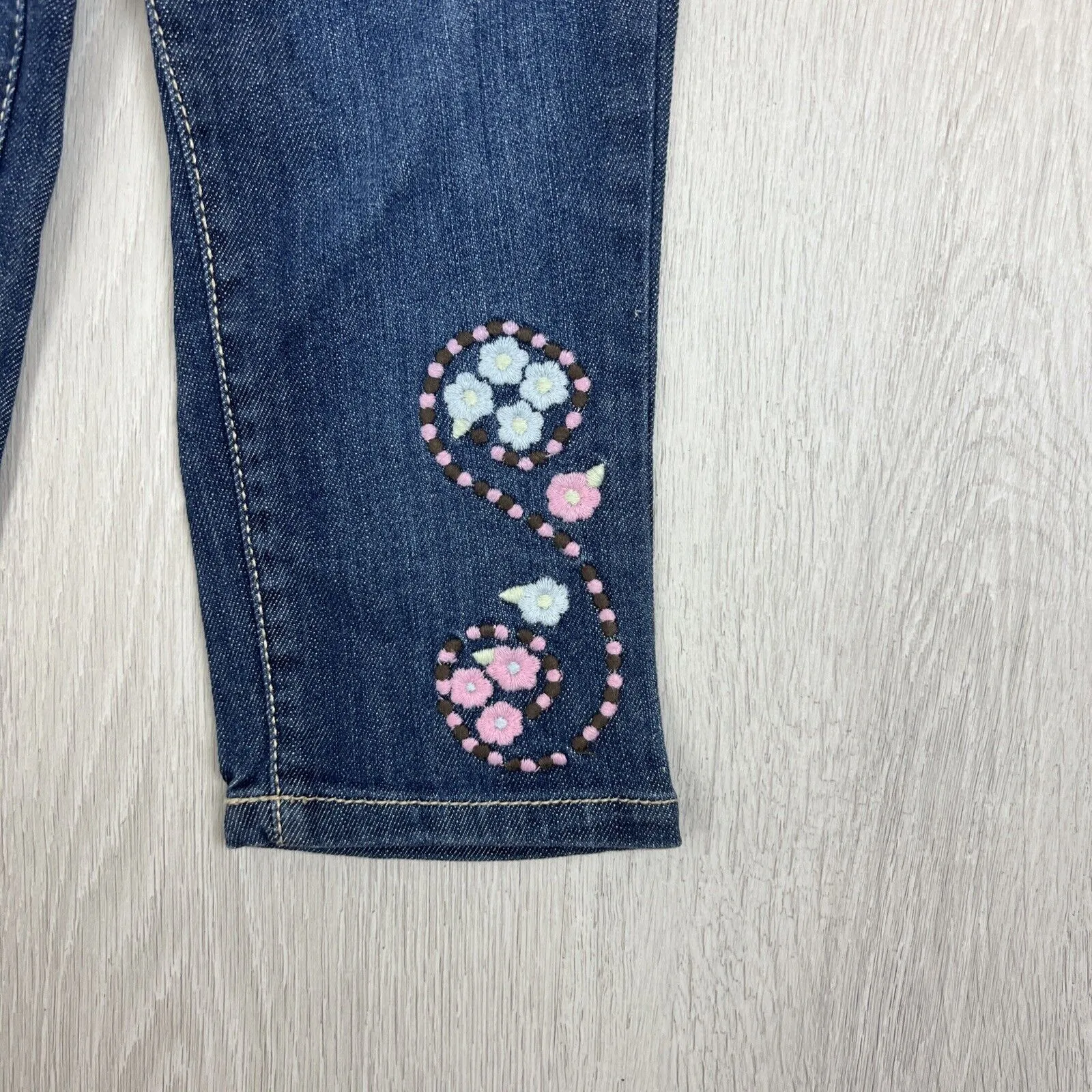 Gymboree Girls Cropped Jeans Size 5 Years (new)