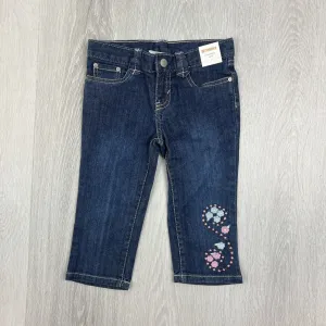 Gymboree Girls Cropped Jeans Size 5 Years (new)