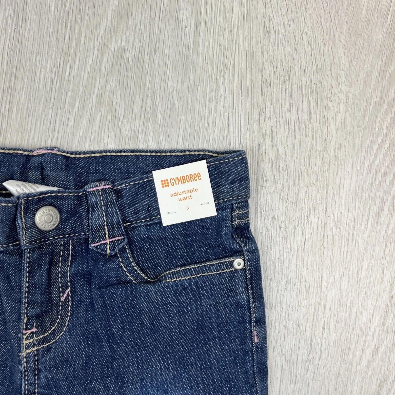 Gymboree Girls Cropped Jeans Size 5 Years (new)