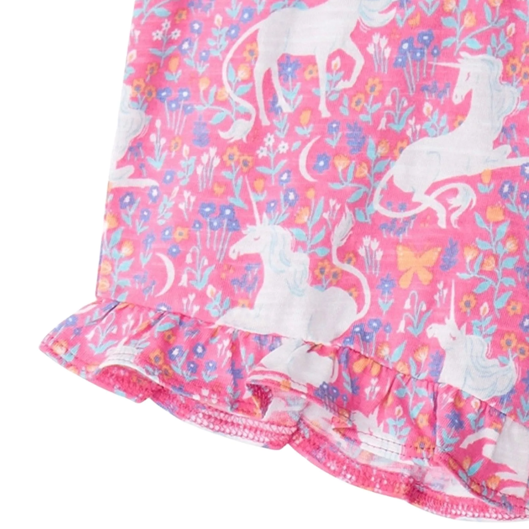 Hatley Toddler Girls Unicorn Garden Ruffle Shorts