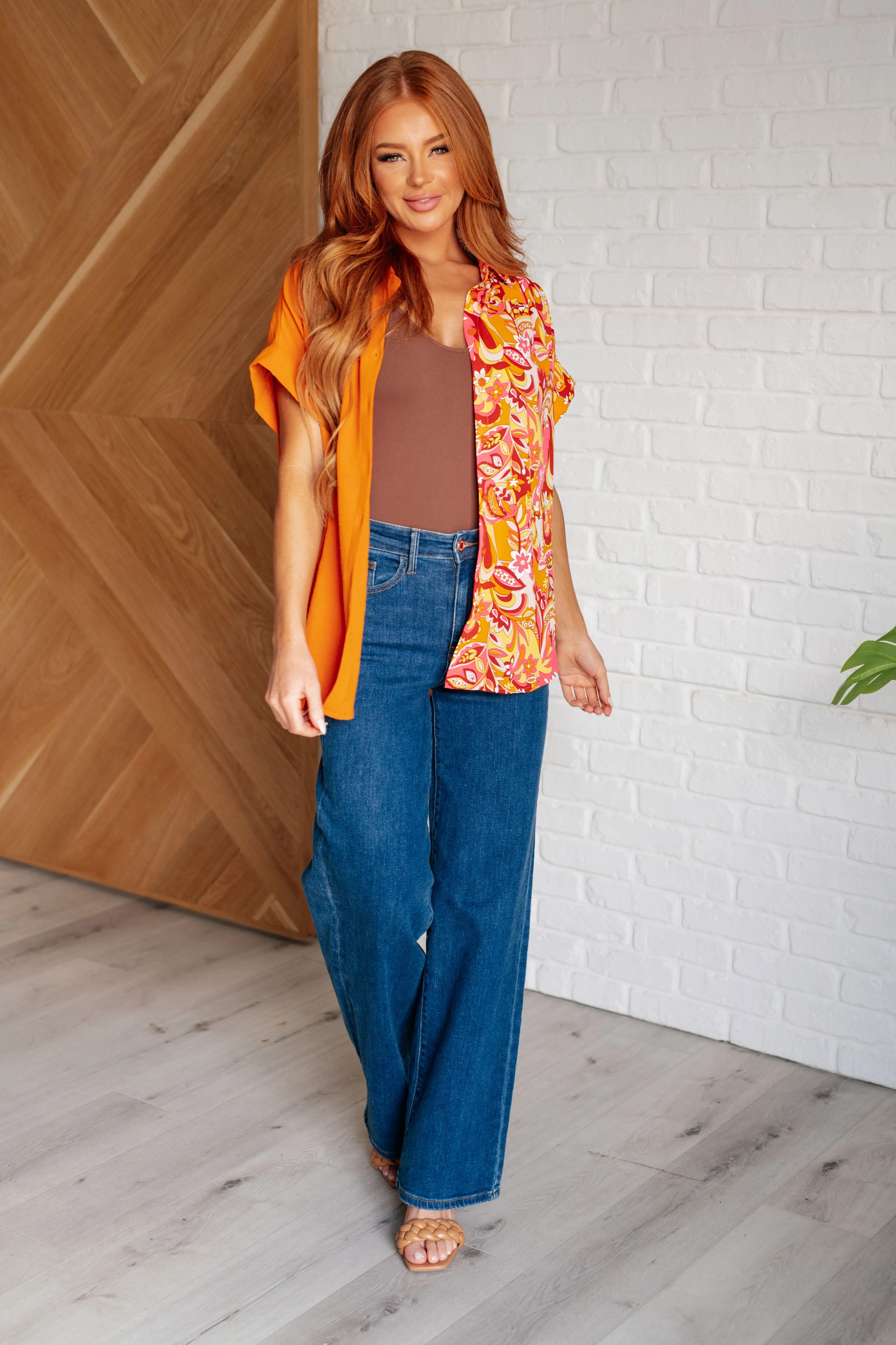 Hazel Blues® |  Two Sides To The Story Blouse