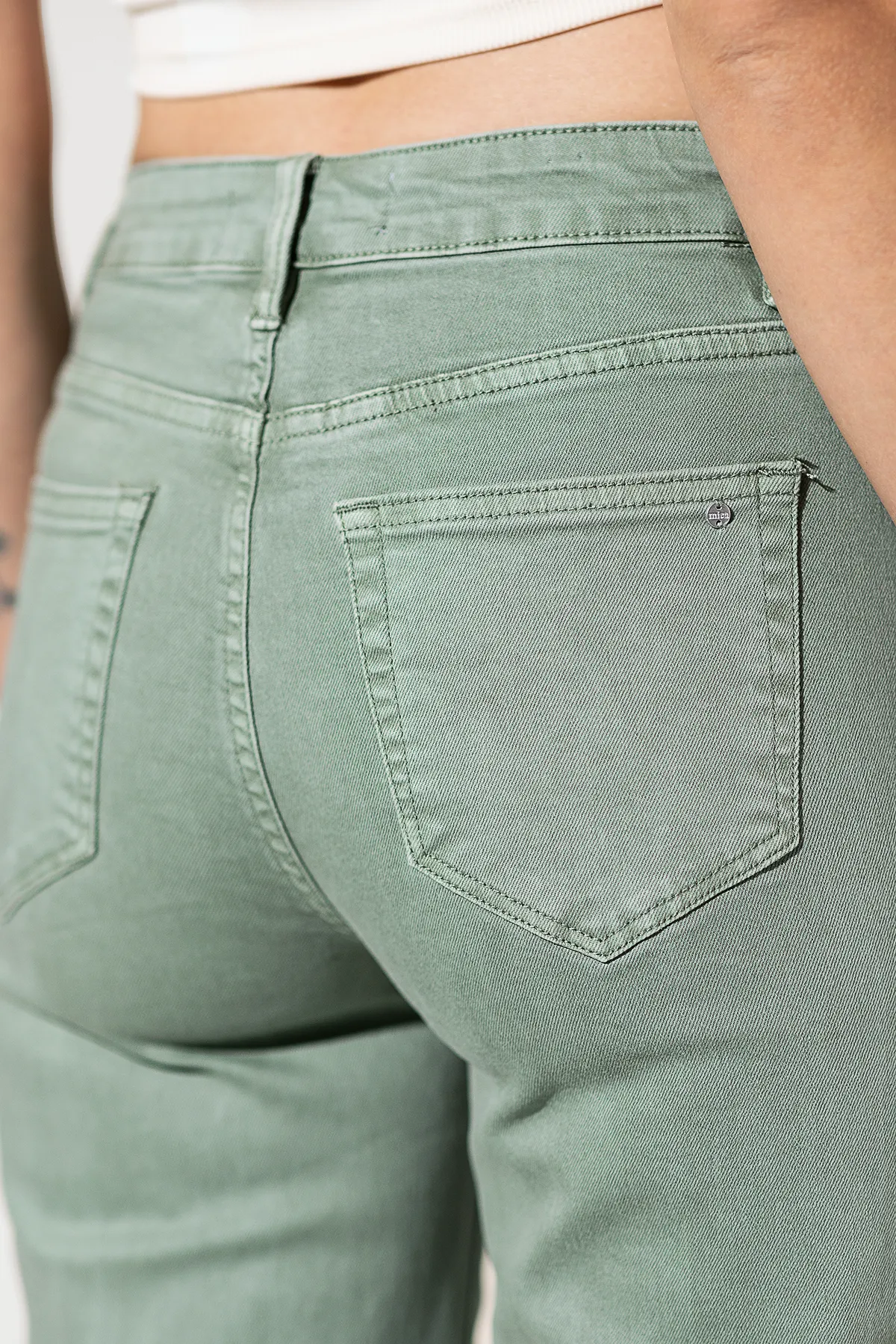 High Rise Crop Wide Leg