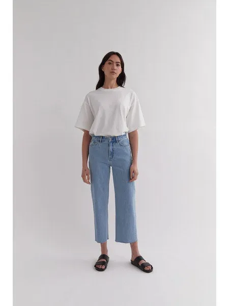 High Waist Flare Jean Light Indigo