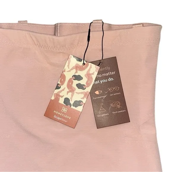 HoneyLove SuperPower Short in Rose Tan, NWT, Size Medium