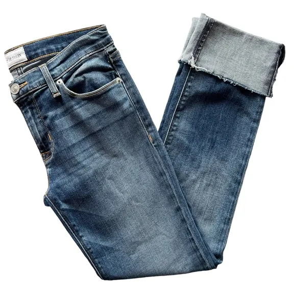 Hudson Tally Deep Cuffed Crop Skinny Jean | 27