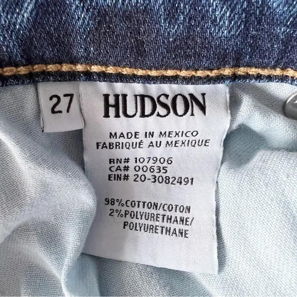 Hudson Tally Deep Cuffed Crop Skinny Jean | 27