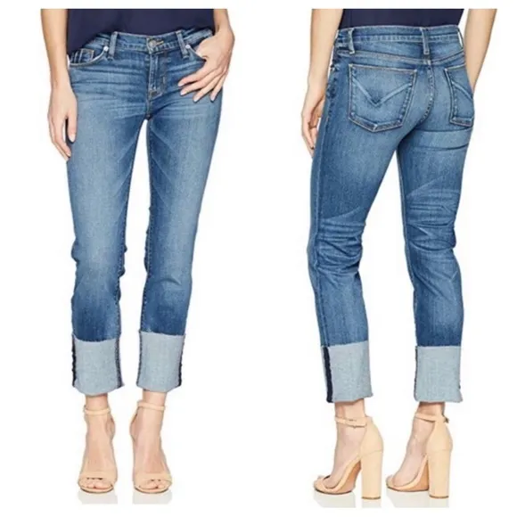 Hudson Tally Deep Cuffed Crop Skinny Jean | 27