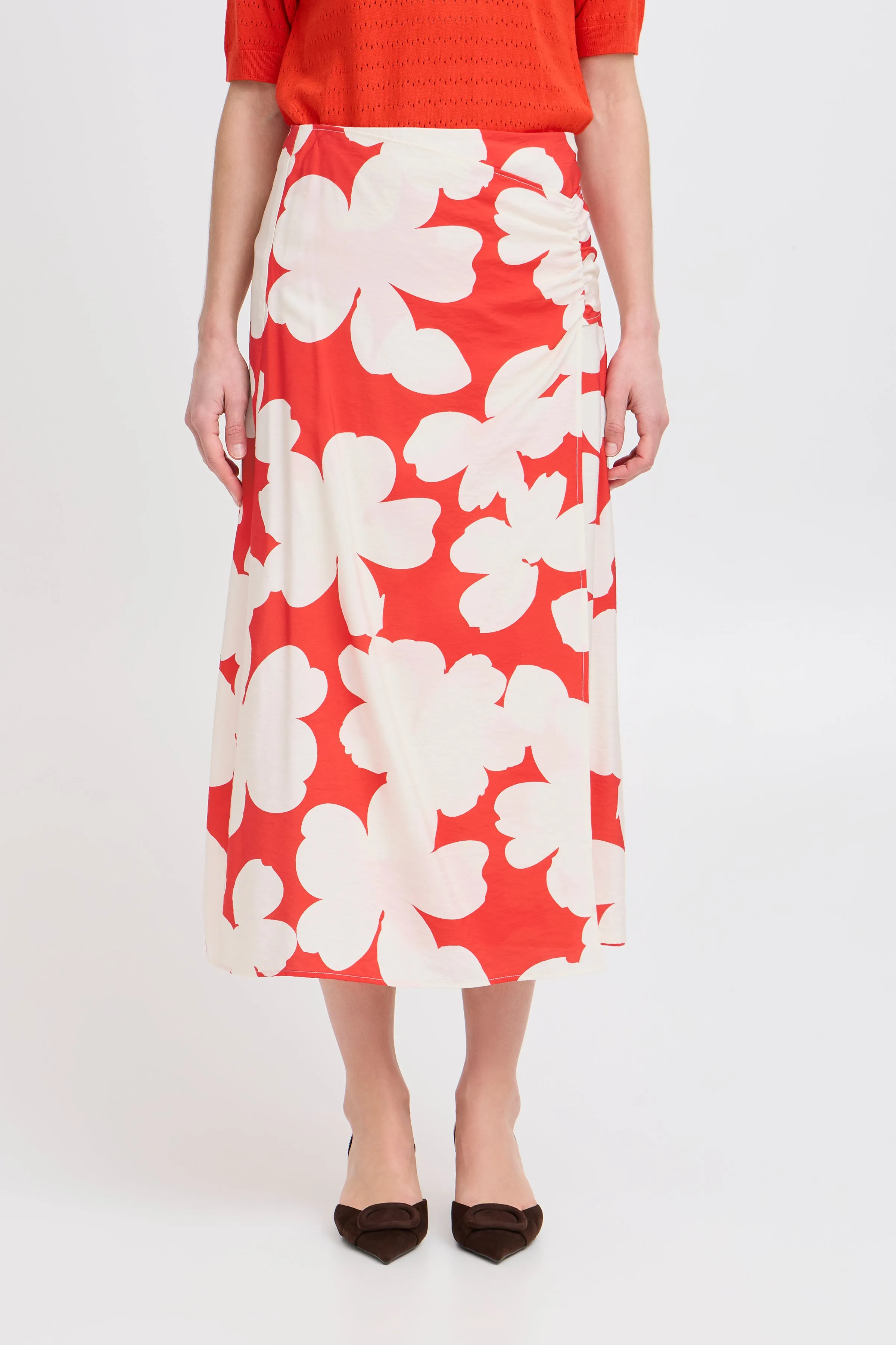 Ibine Skirt  | Flame Flower Mix