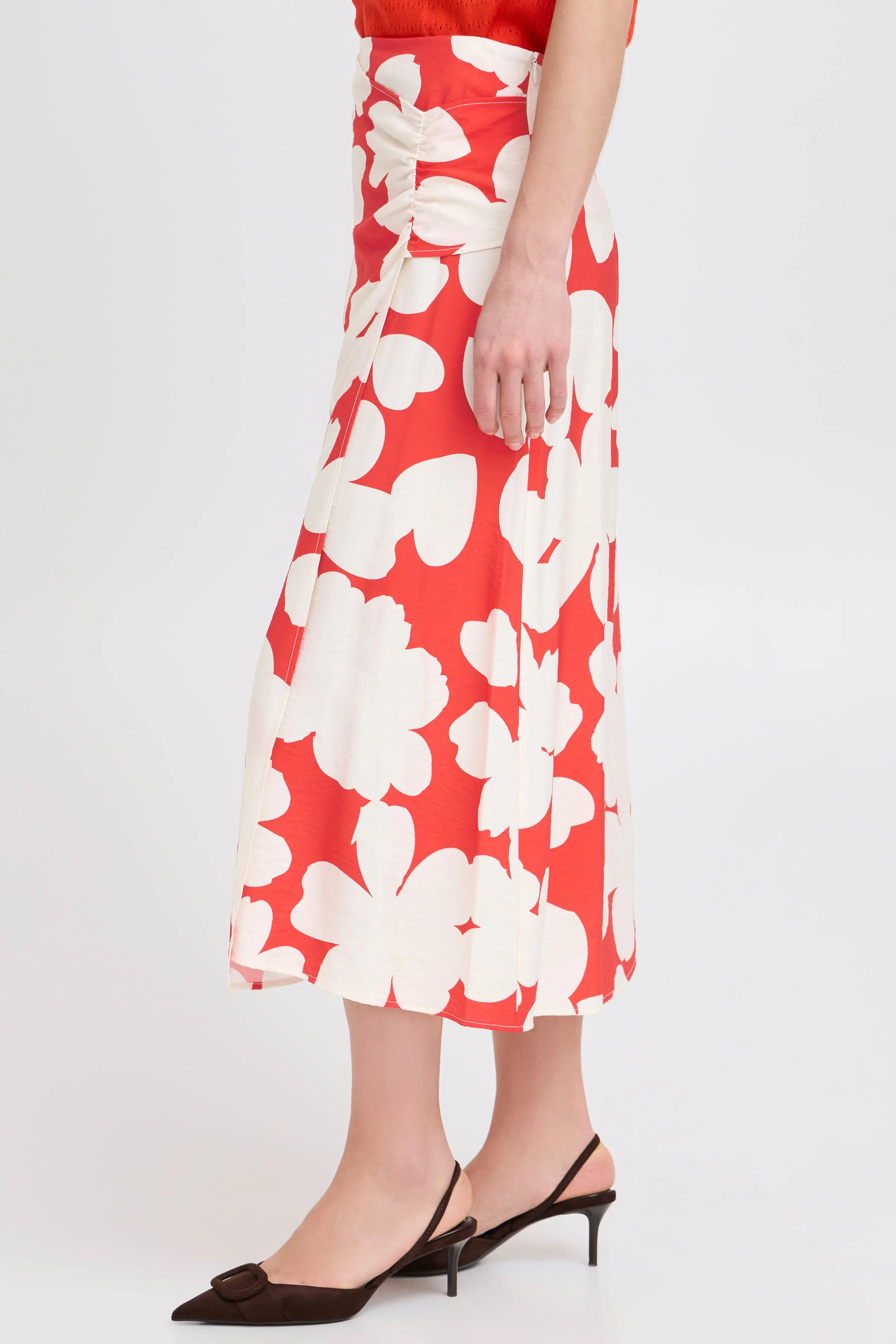 Ibine Skirt  | Flame Flower Mix