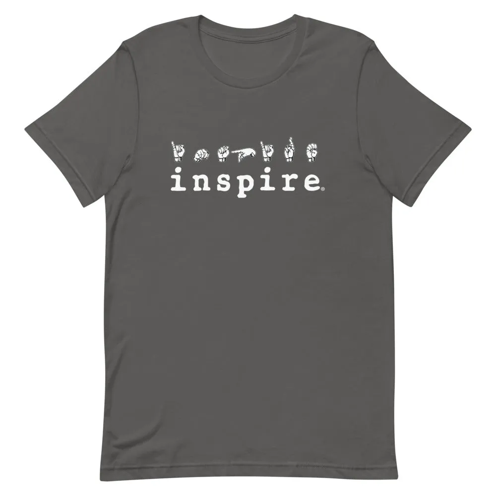 inspire ASL American Sign Language Short-Sleeve Unisex T-Shirt