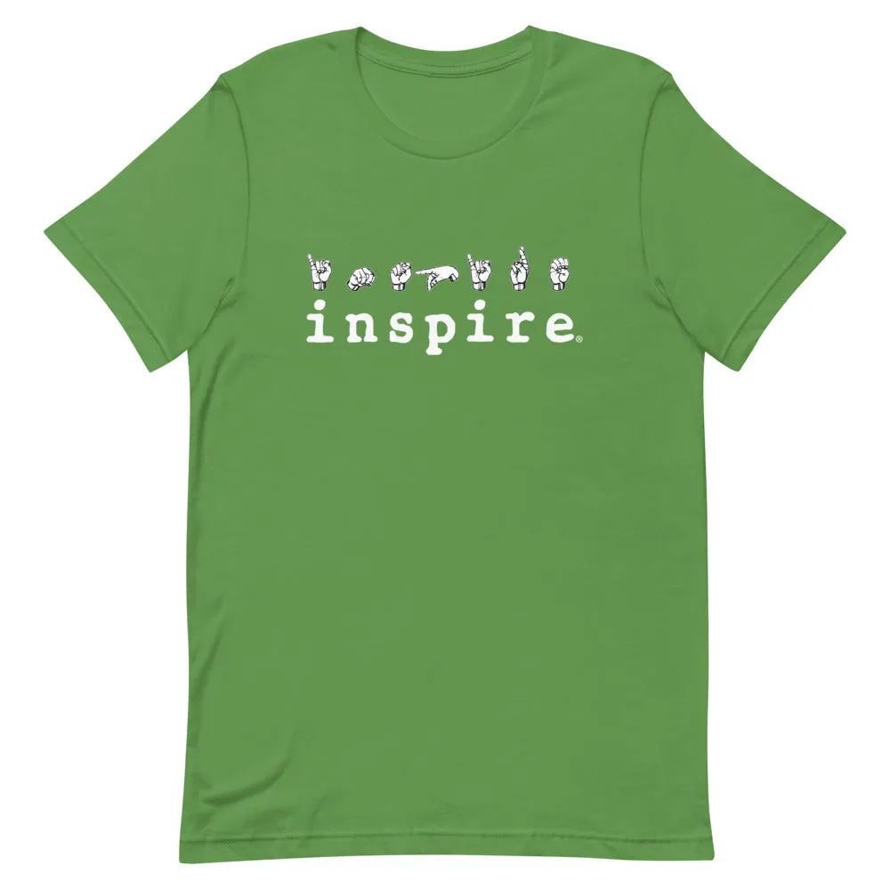 inspire ASL American Sign Language Short-Sleeve Unisex T-Shirt