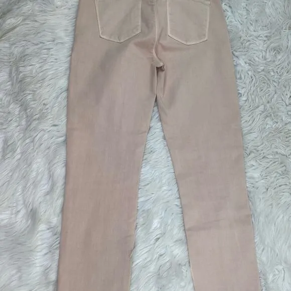 J. Brand Women's Cropped Rail Jeans Blush Pink Size 30