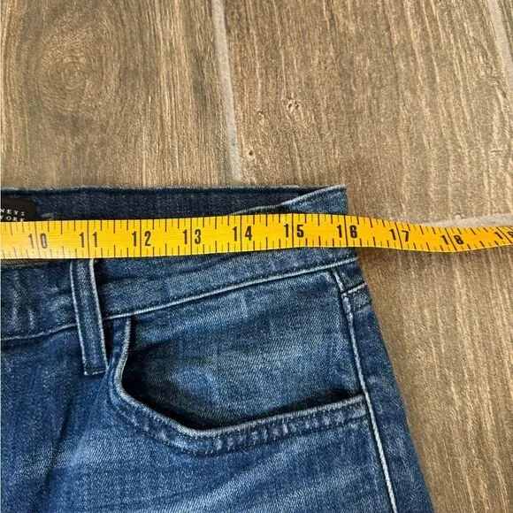 J Brand x Barney’s Liza Aviation High Rise Cropped Wide Leg Jeans Size 29