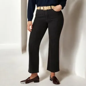 J. Crew High-rise cropped kickout jean in 1996 semi-stretch Size 27