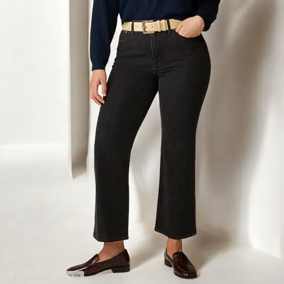 J. Crew High-rise cropped kickout jean in 1996 semi-stretch Size 27