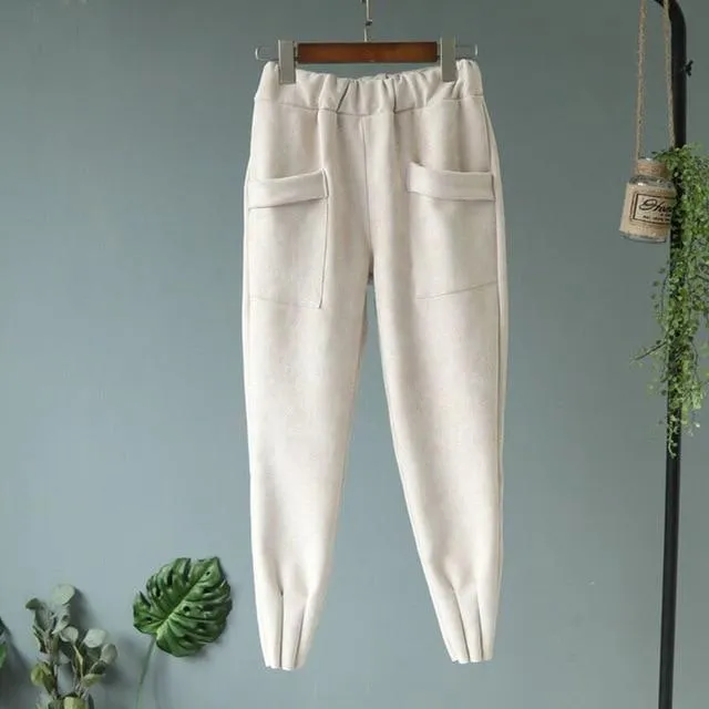 Jaelyn - Harem pants with drawstring waistband