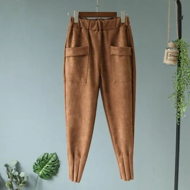 Jaelyn - Harem pants with drawstring waistband