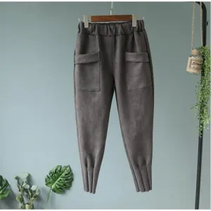 Jaelyn - Harem pants with drawstring waistband